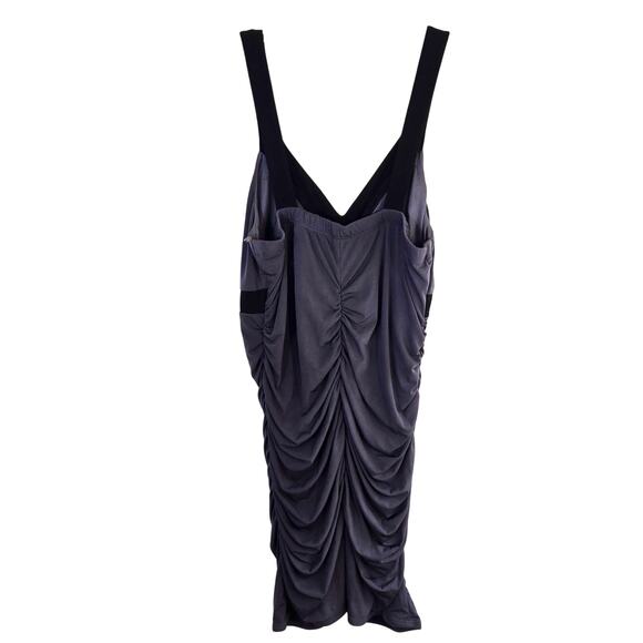 Trixxi Women's Dress 1X Size 1 X Grey Short Formal  Misses Plus 14W 16W - Picture 6 of 7